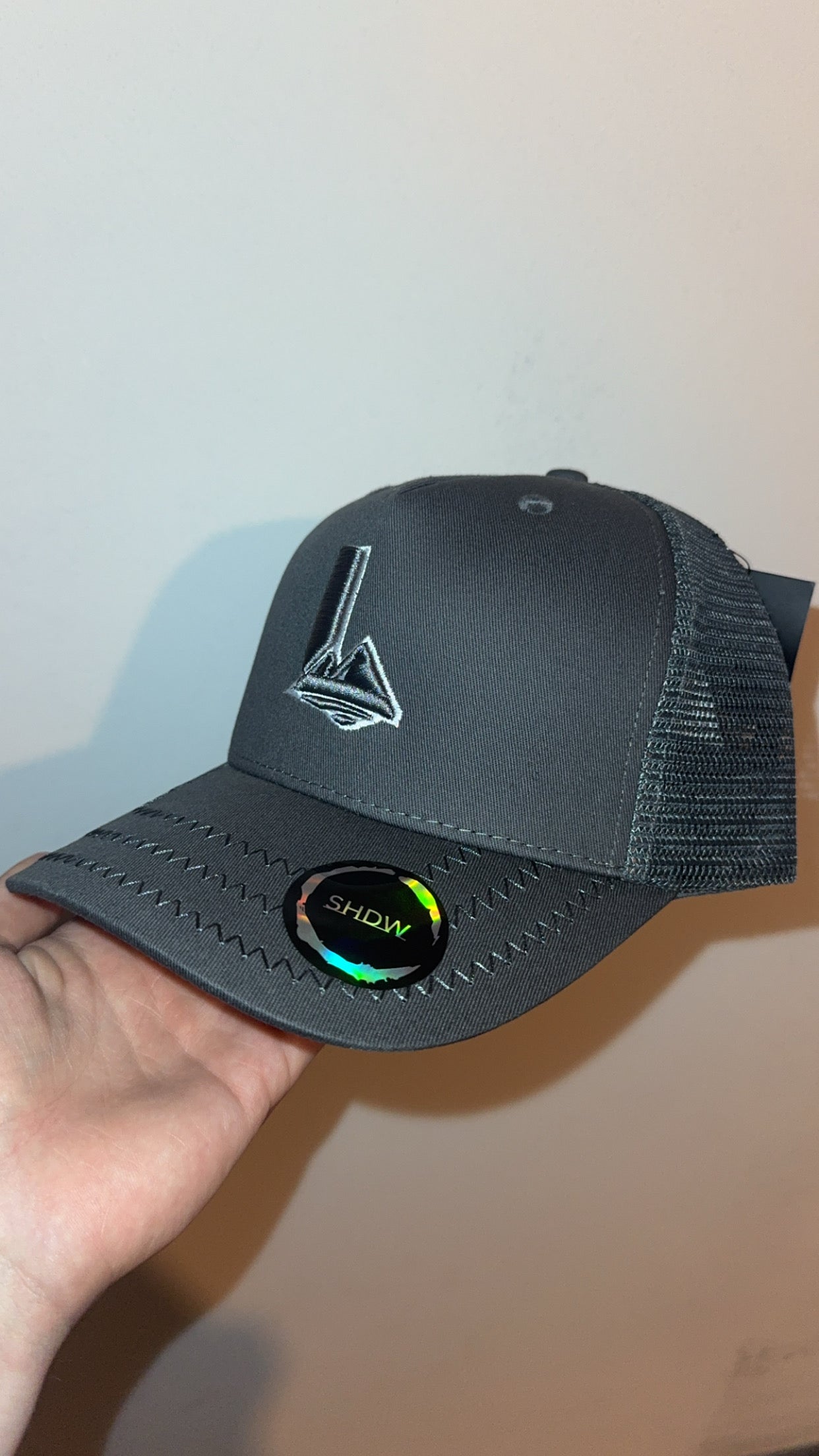 Lykel.co grey trucker cap V2