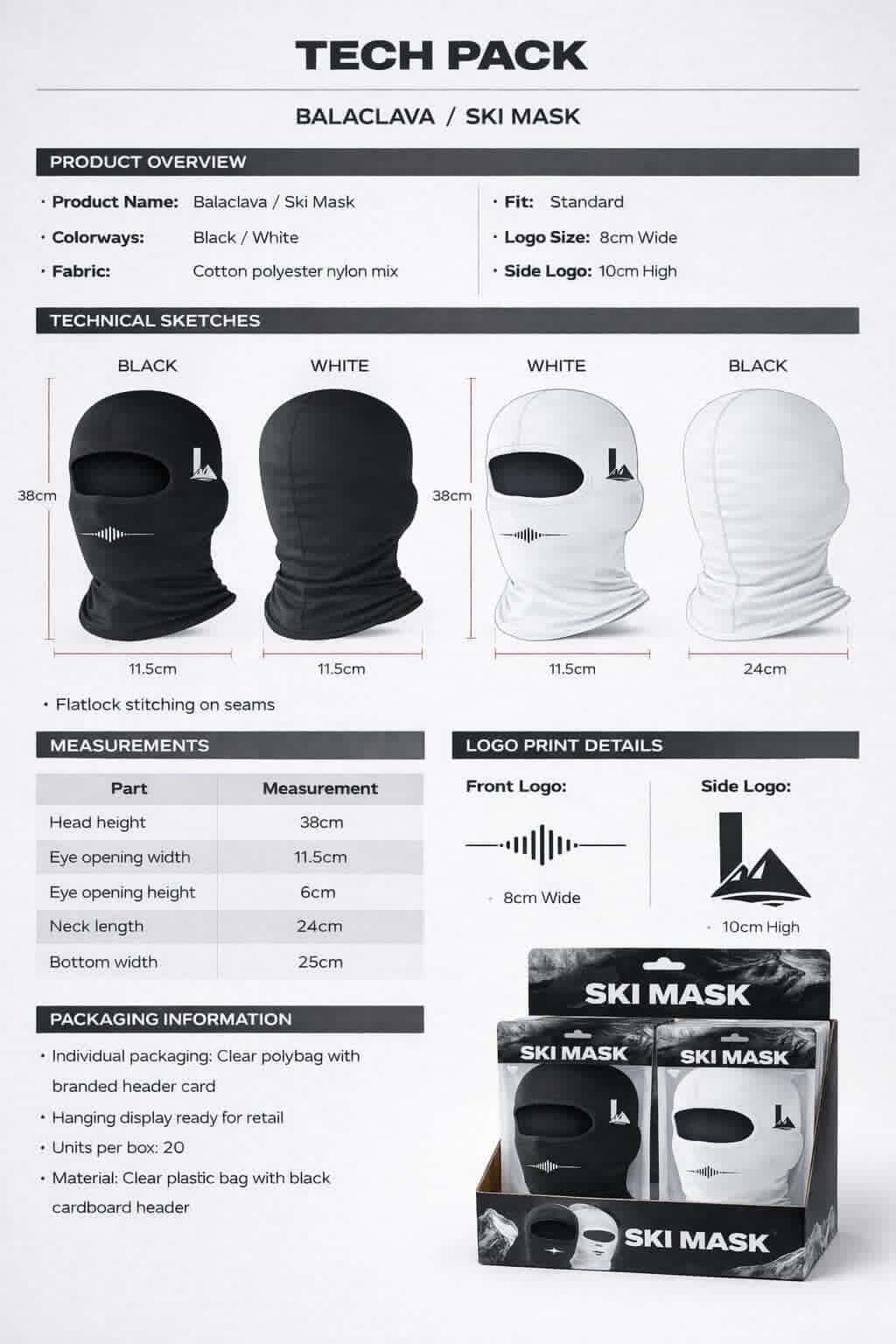 LYKEL/RAPHUBUK SKI MASKS